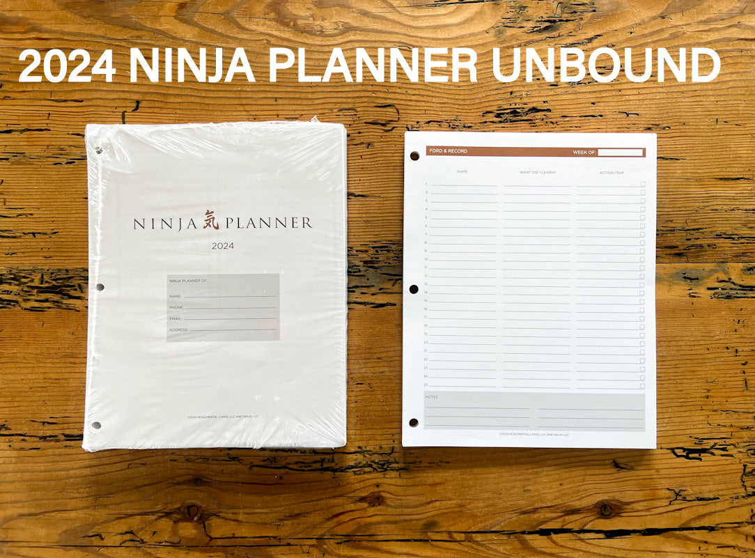 2024 Ninja Planner Unbound - April 1 - December 31st