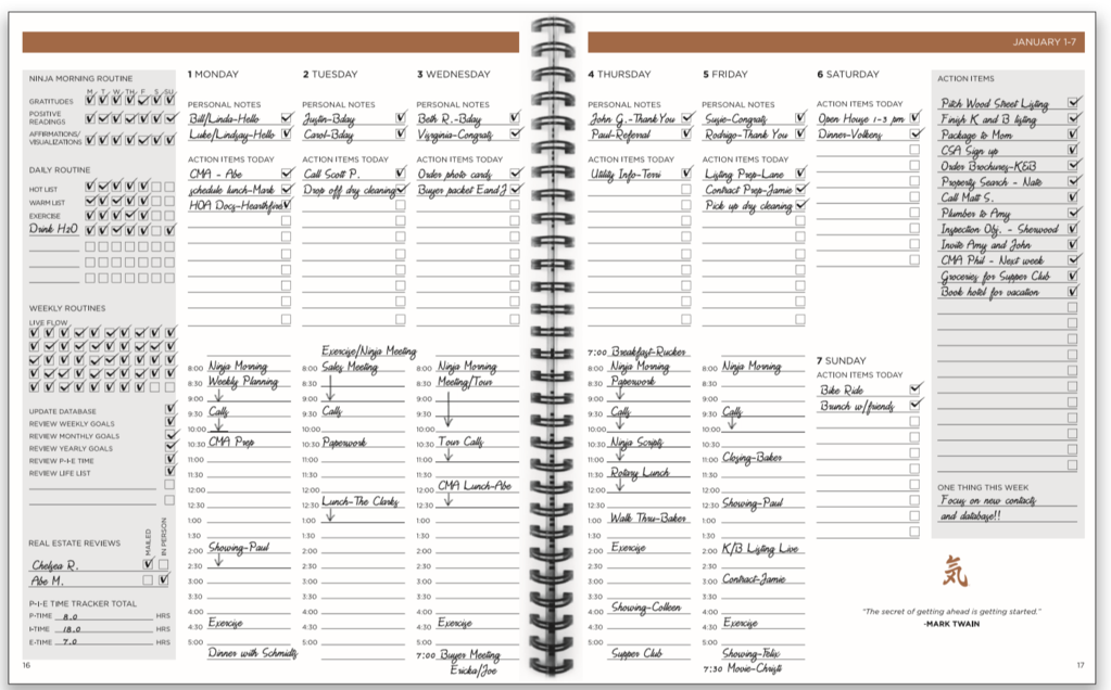 Time block. Stay on your agenda.