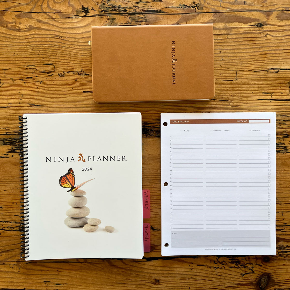 Ninja Planner 2025 Bound Ninja Store