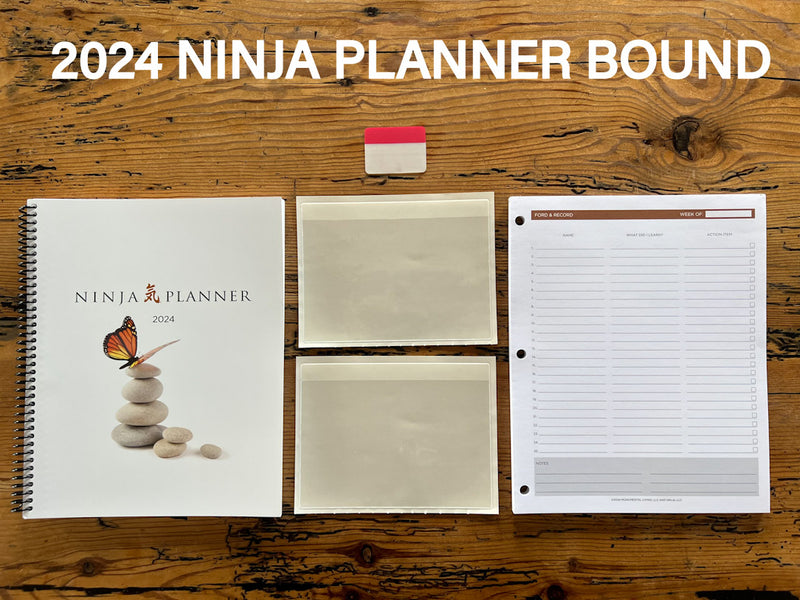 Ninja Planner 2024 Bound Ninja Store
