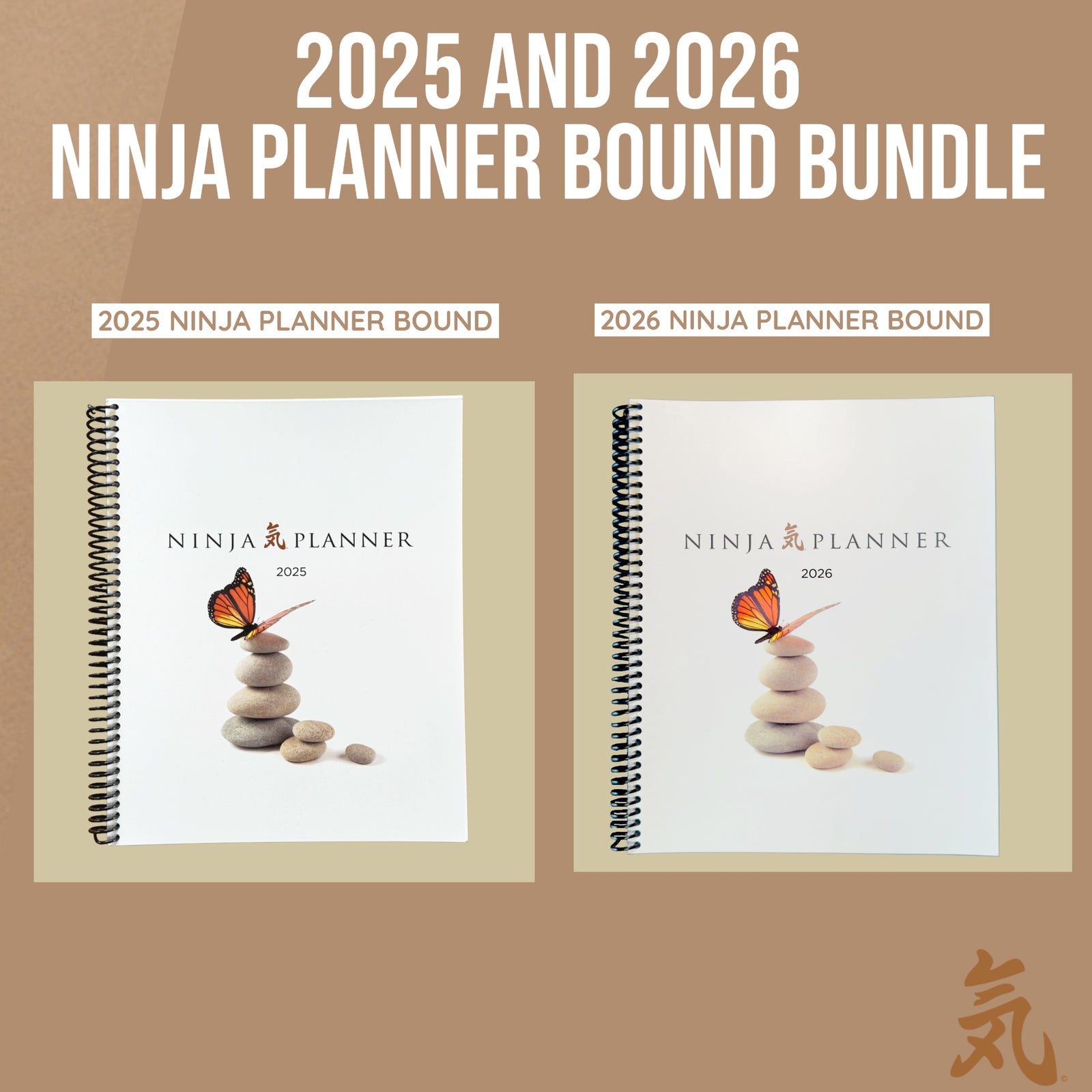 Ninja Planner Bound 2025 + Ninja Planner Bound 2026 Bundle – Finish Strong & Start Stronger