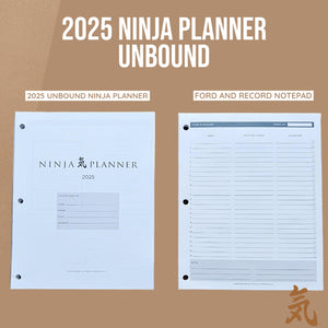 Ninja Planner Unbound 2025 + Ninja Planner Unbound 2026  Bundle – Finish Strong & Start Stronger