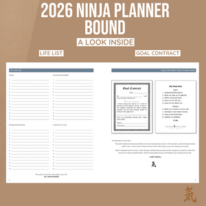 2026 Ninja Planner Bound
