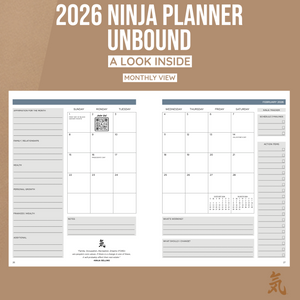2026 Ninja Planner Unbound