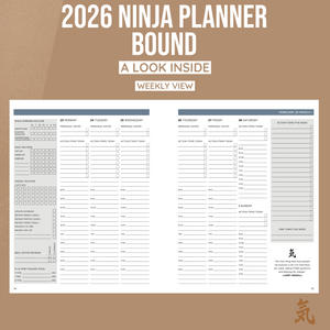 2026 Ninja Planner Bound