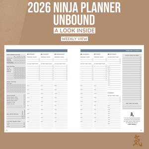 2026 Ninja Planner Unbound