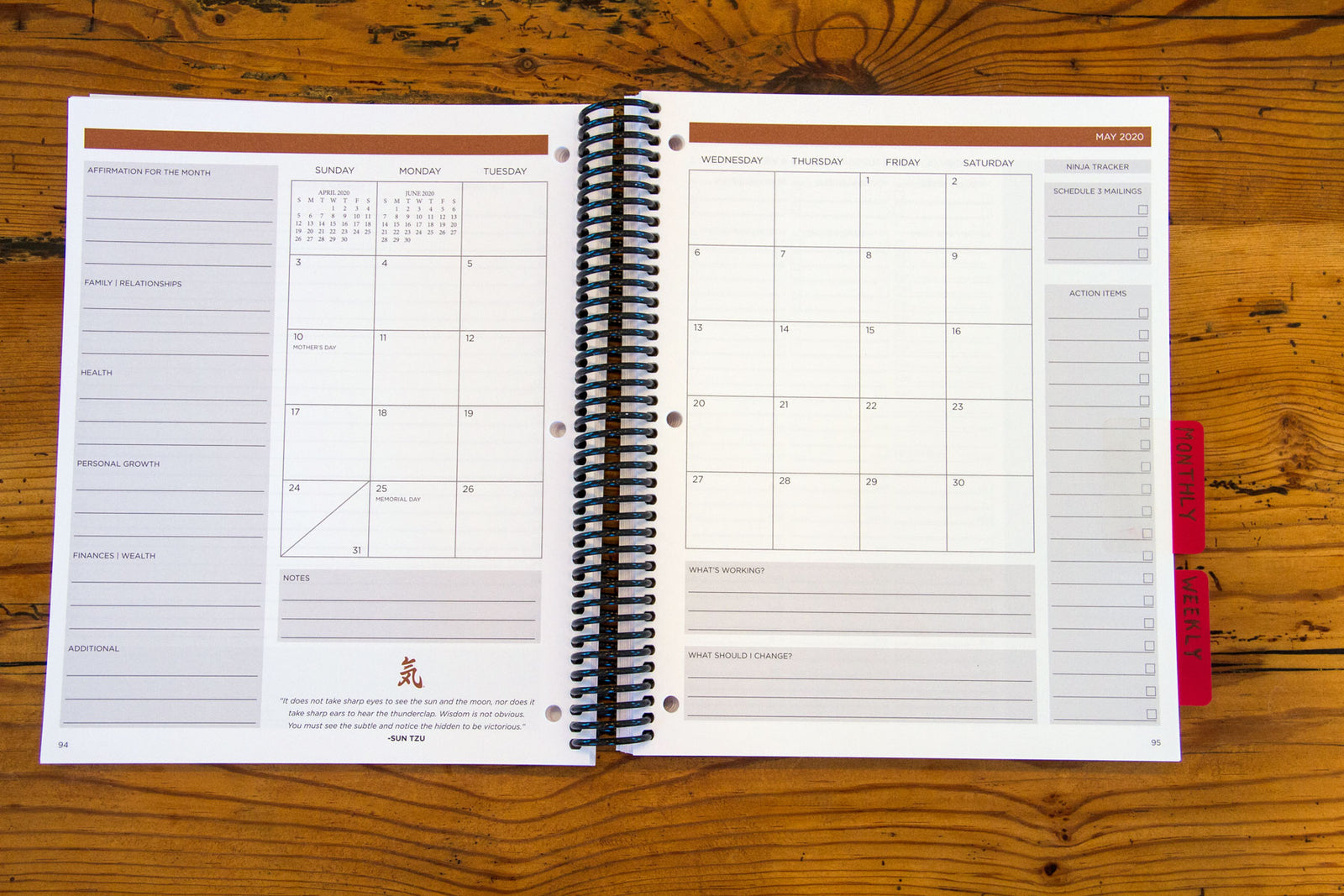 2025 Ninja Planner Unbound Ninja Store