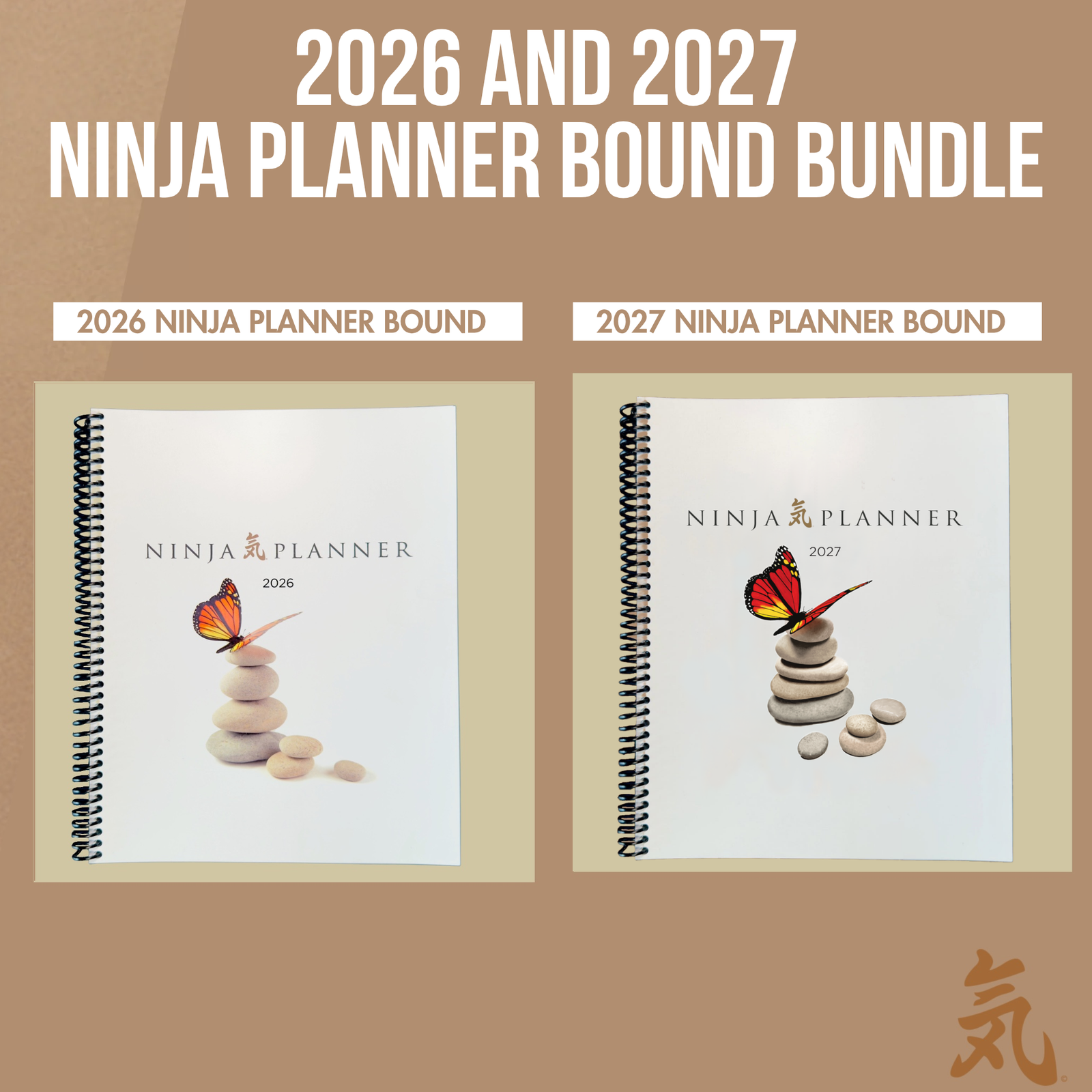 Ninja Planner Bound 2026 + Ninja Planner Bound 2027 Bundle – Finish Strong & Start Stronger