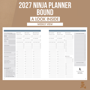 2027 Ninja Planner Bound