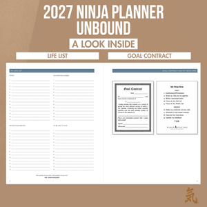 2027 Ninja Planner Unbound